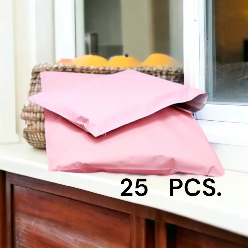 25 10X13 Pale Pink Poly Mailers PRICE IS FIRM - Picture 3 of 6